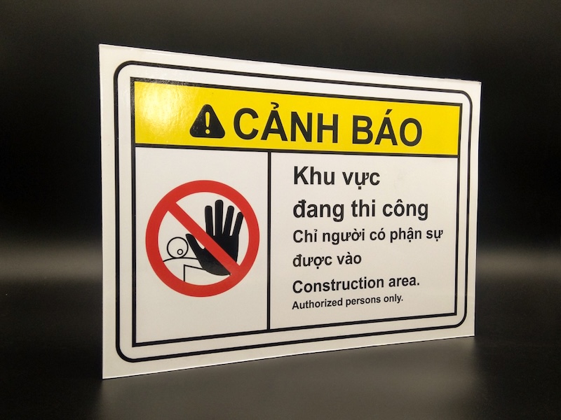 Biển báo an toàn Biển Báo 3A
