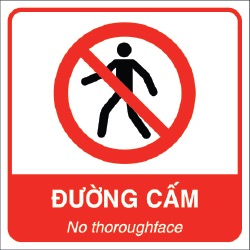 Biển báo cấm 13